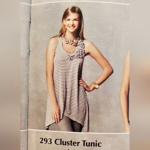 CAbi style # 293 Cluster Tunic sz Med